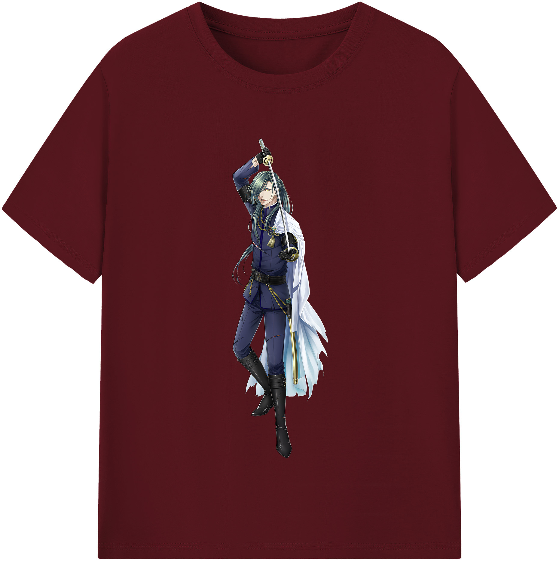 （画像用） 刀剣乱舞 Touken Ranbu 綿100％半袖Tシャツ（フロントプリント）